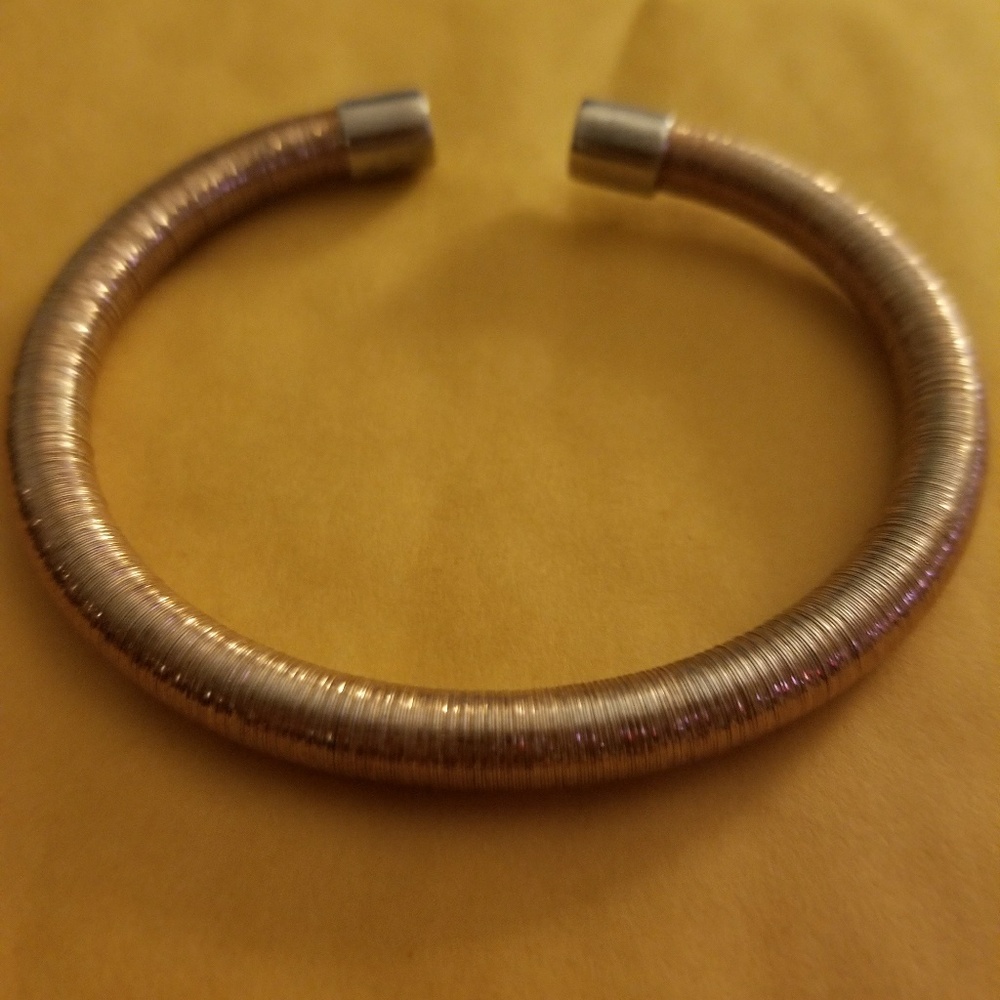Rose gold cuff bracelet